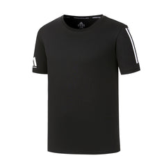 adidas Combat Sports Kids 3 Stripes Performance Drifit T-Shirts and Shorts 3pc Set - 1x White, 1x Black T-Shirt & 1x Black Shorts