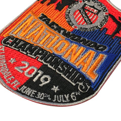 2019 AAU Taekwondo National Championship Embroidered Patch