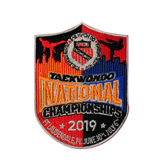 2019 AAU Taekwondo National Championship Embroidered Patch